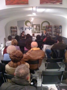 Intervista presentazione romanzo Apologia del piano B Properzi alla libreria Il FIlo