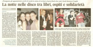 Corriere Adriatico 26 dic 09 letteratura e discoteca col romanzo Apologia del piano B