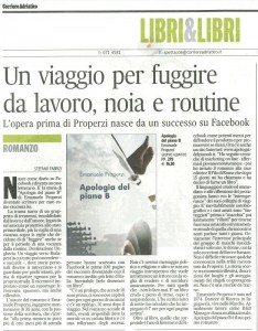 Corriere Adriatico pagina regionale 12 giugno 2010