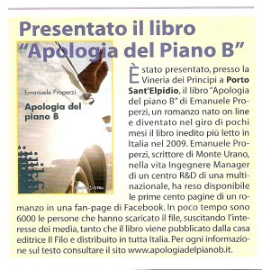 Raccontare l'Elpidiense e Apologia del piano B aprile 2010