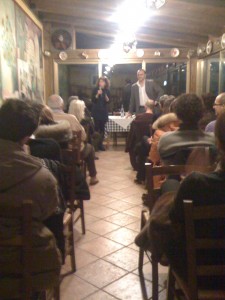 Osteria presentazione romanzo Apologia del piano B Properzi