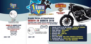 Beneficenza Human Health Foundation fronte biglietto
