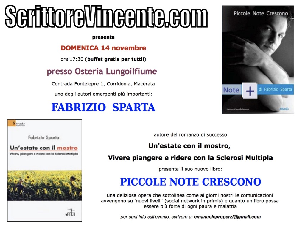 sparta a macerata con scrittorevincente.com e properzi